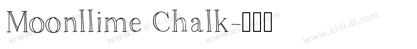 Moonllime Chalk字体转换